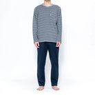 MACKINTOSH PHILOSOPHY マッキントッシュ フィロソフィー パジャマ 40/2 天竺ボーダークルー+無地パンツ - パジャマ  RENOWNINX ONLINE SHOP