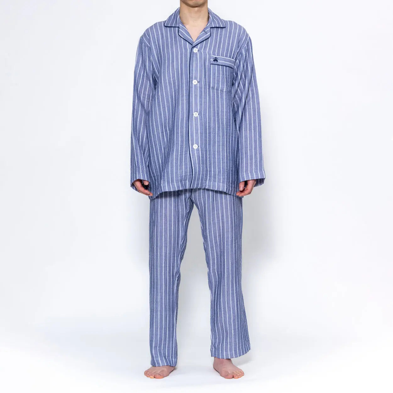 Brooks Brothers ブルックス ブラザーズ パジャマ 無撚糸トリプルガーゼ太ストライプ - パジャマ  RENOWNINX ONLINE SHOP