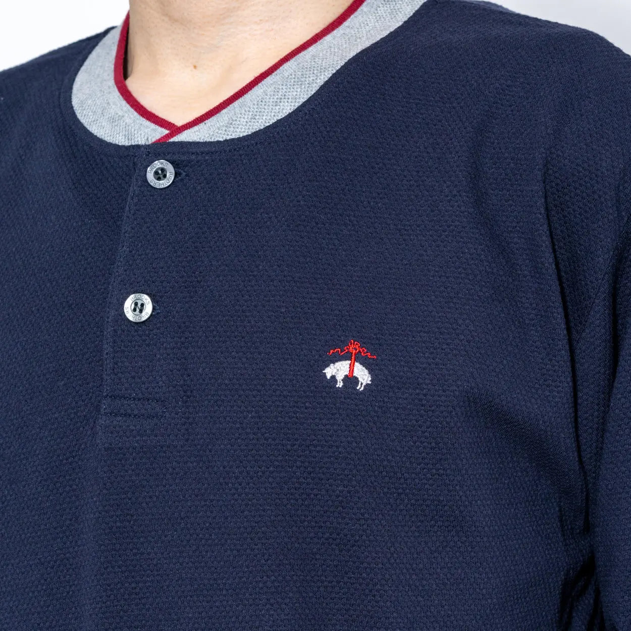 Brooks Brothers ブルックス ブラザーズ パジャマ 変型ワッフル無地ヘンリー - パジャマ  RENOWNINX ONLINE SHOP