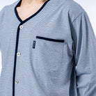 Aquascutum アクアスキュータム パジャマ 強撚天竺先染めボーダー全開 6分袖7分パンツ - パジャマ  RENOWNINX ONLINE SHOP
