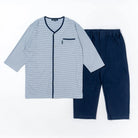 Aquascutum アクアスキュータム パジャマ 強撚天竺先染めボーダー全開 6分袖7分パンツ - パジャマ  RENOWNINX ONLINE SHOP