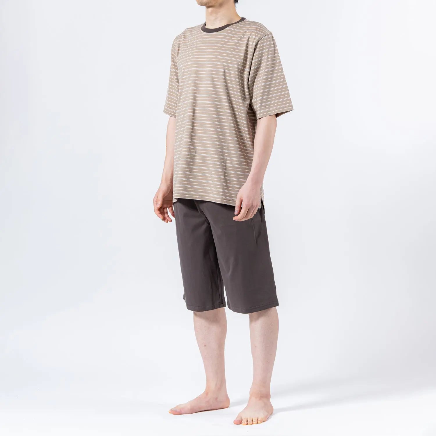 MACKINTOSH PHILOSOPHY マッキントッシュ フィロソフィー パジャマ 60/2天竺ボーダー半袖クルー＋無地ハーフパンツ - パジャマ  RENOWNINX ONLINE SHOP