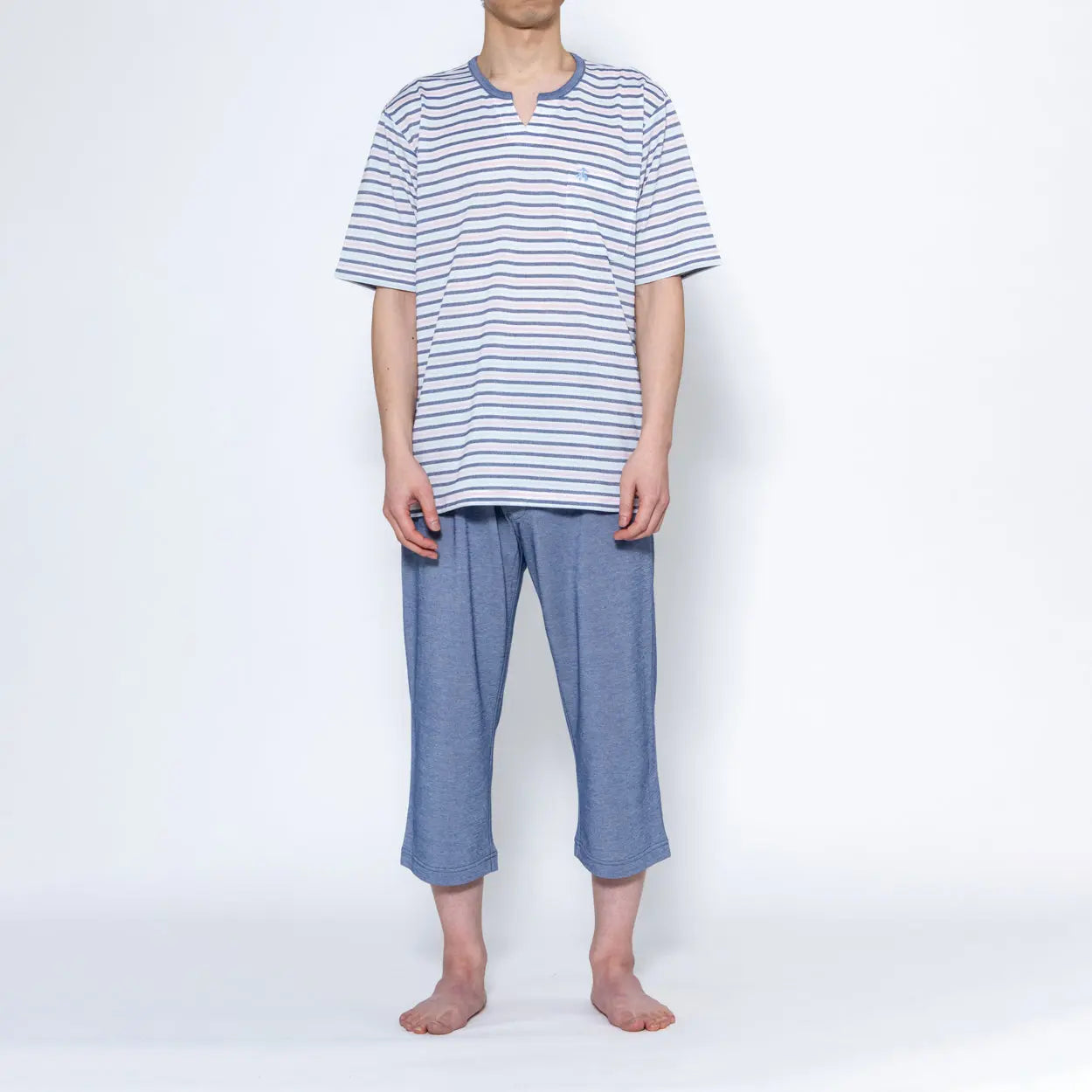 Brooks Brothers ブルックス ブラザーズ パジャマ 鹿の子ハニカムタッグボーダーキーネック - パジャマ  RENOWNINX ONLINE SHOP