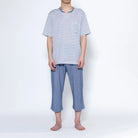 Brooks Brothers ブルックス ブラザーズ パジャマ 鹿の子ハニカムタッグボーダーキーネック - パジャマ  RENOWNINX ONLINE SHOP