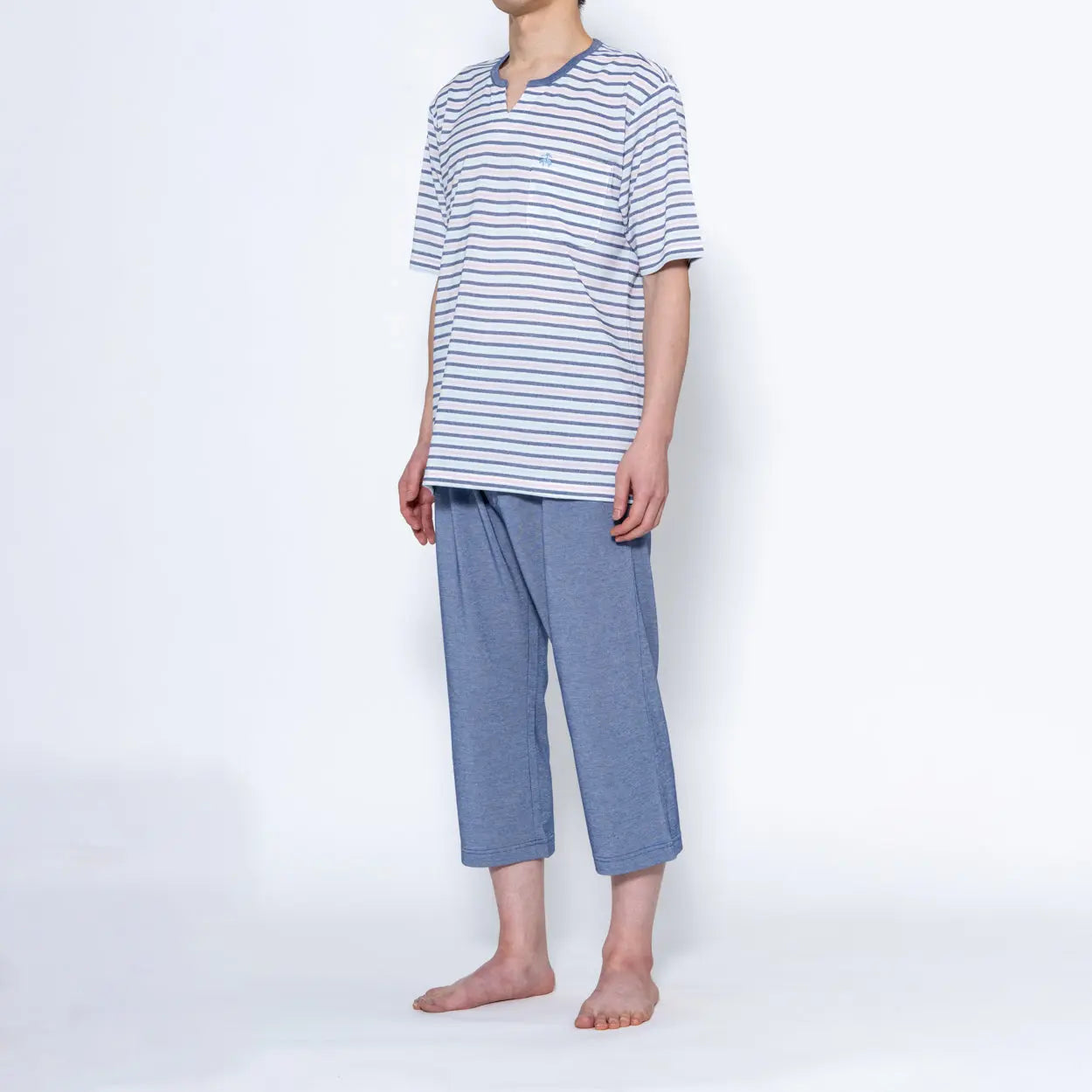 Brooks Brothers ブルックス ブラザーズ パジャマ 鹿の子ハニカムタッグボーダーキーネック - パジャマ  RENOWNINX ONLINE SHOP