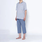 Brooks Brothers ブルックス ブラザーズ パジャマ 鹿の子ハニカムタッグボーダーキーネック - パジャマ  RENOWNINX ONLINE SHOP