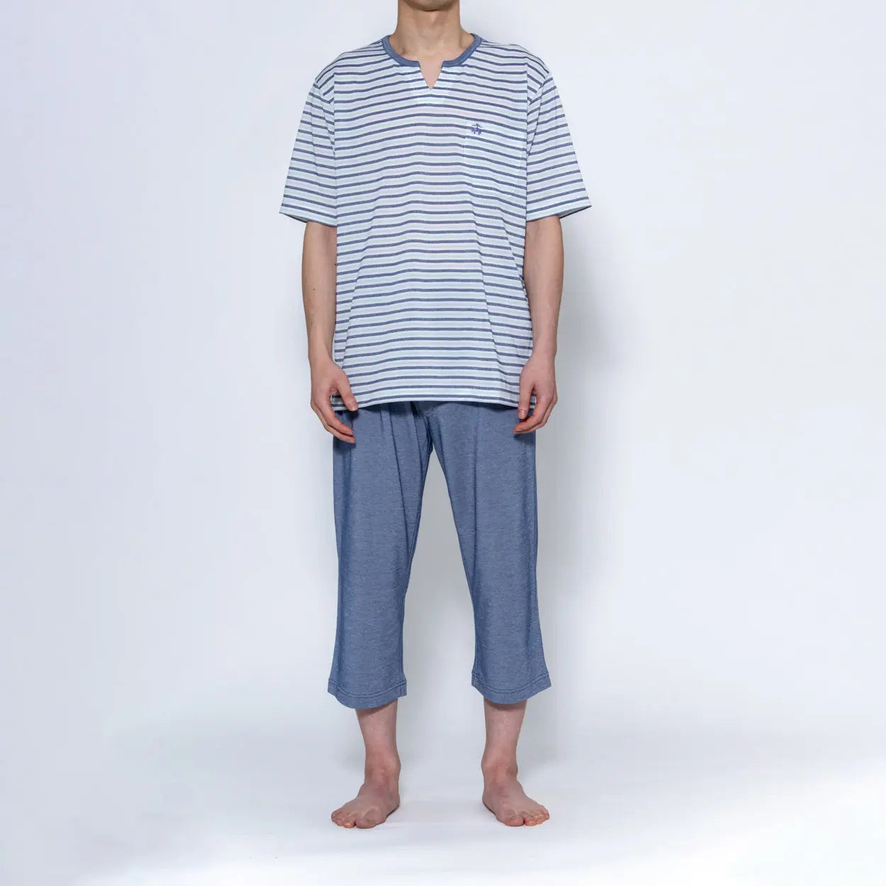 Brooks Brothers ブルックス ブラザーズ パジャマ 鹿の子ハニカムタッグボーダーキーネック - パジャマ  RENOWNINX ONLINE SHOP