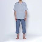 Brooks Brothers ブルックス ブラザーズ パジャマ 鹿の子ハニカムタッグボーダーキーネック - パジャマ  RENOWNINX ONLINE SHOP