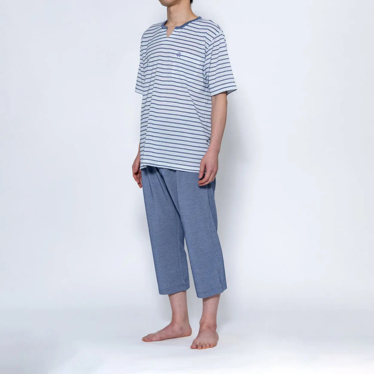 Brooks Brothers ブルックス ブラザーズ パジャマ 鹿の子ハニカムタッグボーダーキーネック - パジャマ  RENOWNINX ONLINE SHOP