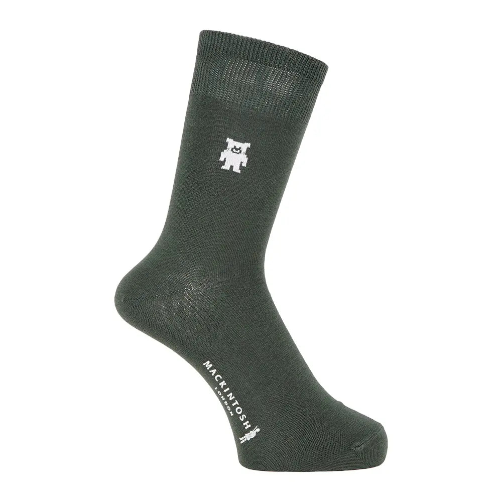 MACKINTOSH LONDON マッキントッシュ ロンドン ソックス カラーホーンドベア 22cm丈 - カジュアルソックス  RENOWNINX ONLINE SHOP