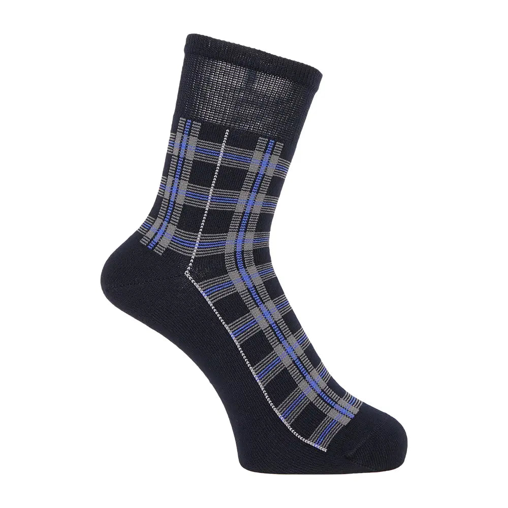 Aquascutum アクアスキュータムクラシックライン ソックス ソフトテンション チェック ハーフ丈 - ビジネスソックス  RENOWNINX ONLINE SHOP