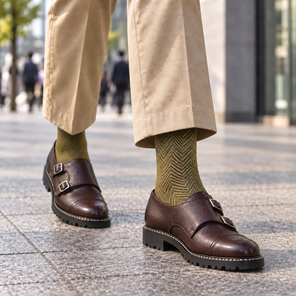 Aquascutum アクアスキュータムニューライン ソックス スマートヘリンボーン - ビジネスソックス  RENOWNINX ONLINE SHOP