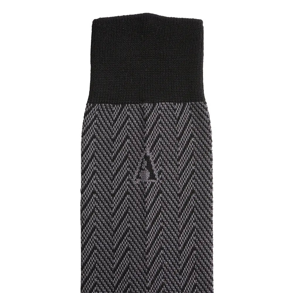 Aquascutum アクアスキュータムニューライン ソックス スマートヘリンボーン - ビジネスソックス  RENOWNINX ONLINE SHOP