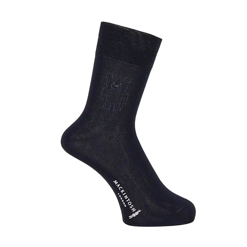 MACKINTOSH LONDON マッキントッシュ ロンドン ソックス ドットホーンドベアドレス - ビジネスソックス  RENOWNINX ONLINE SHOP