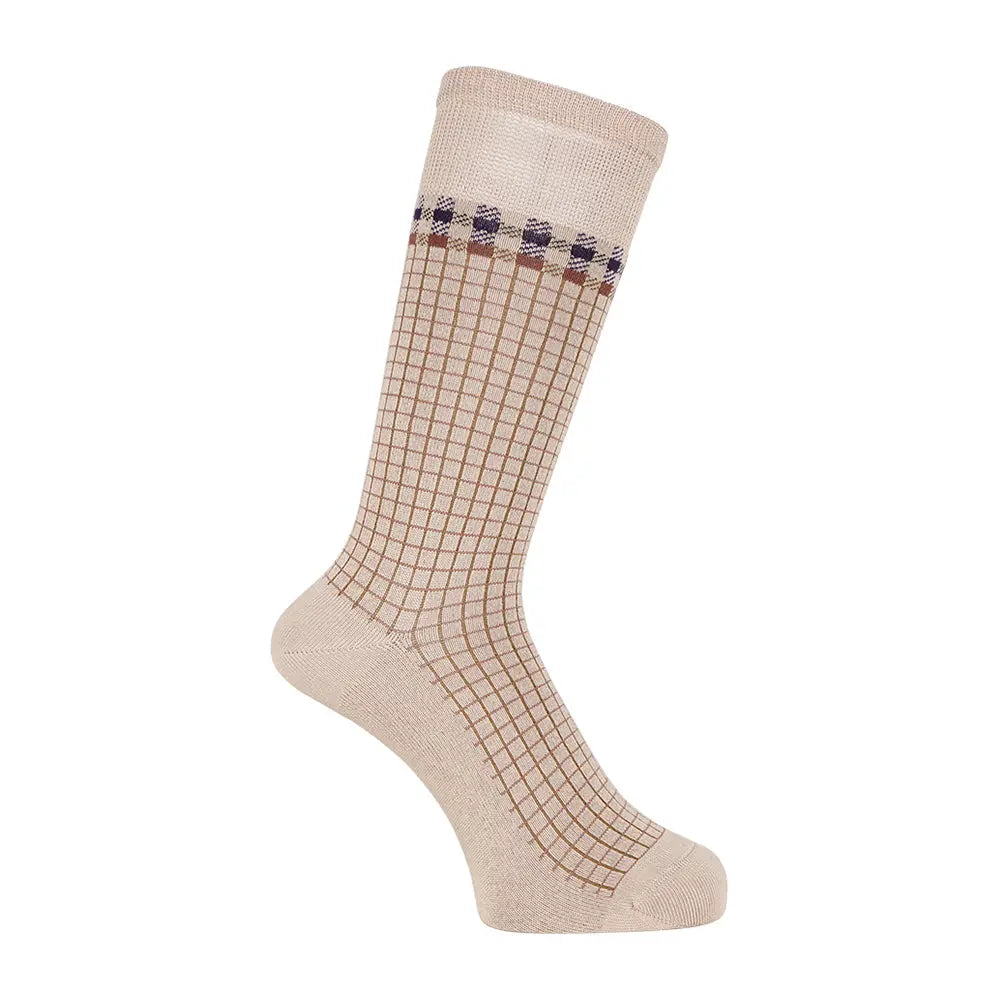 Aquascutum アクアスキュータム ソックス ソフトテンションクラブチェック - カジュアルソックス  RENOWNINX ONLINE SHOP