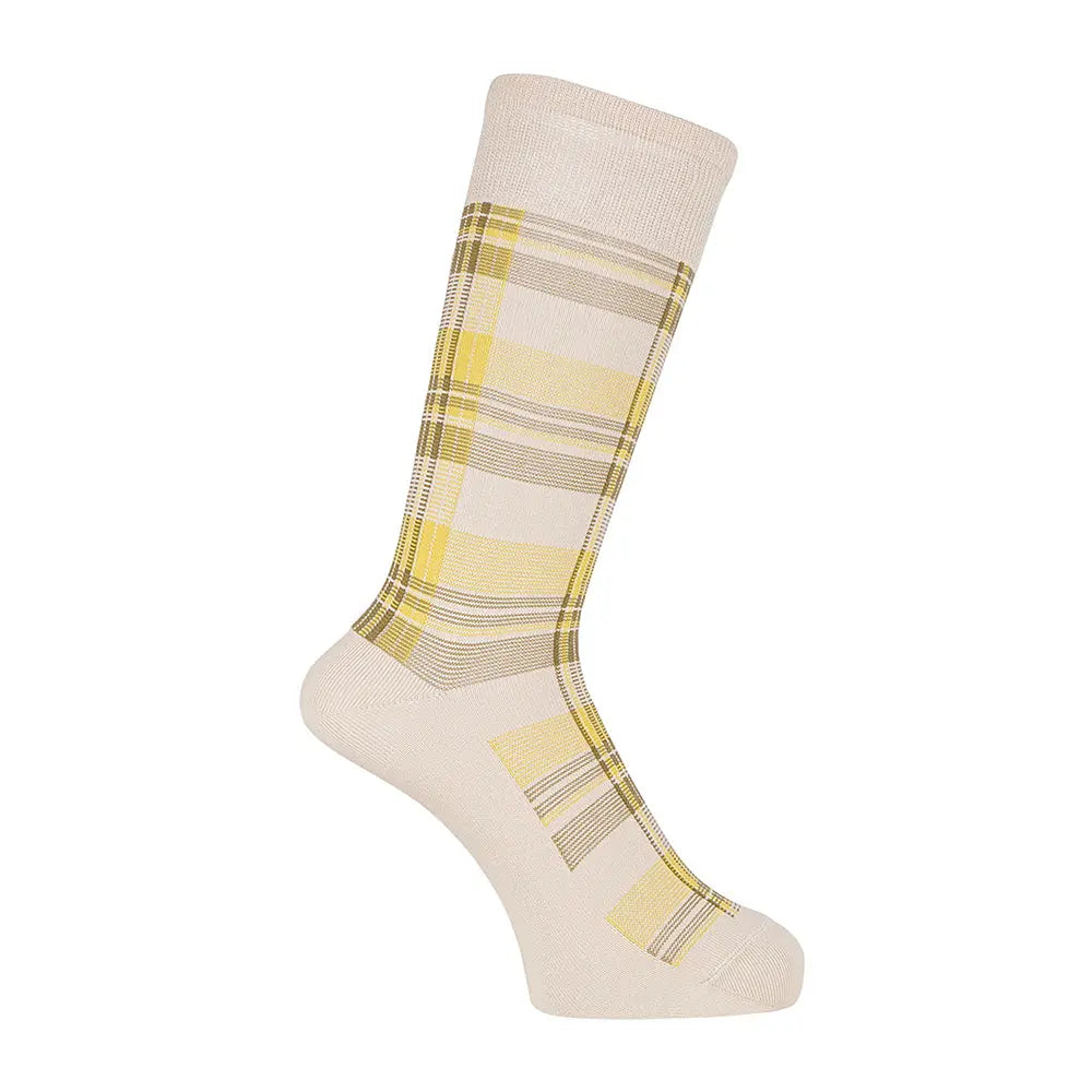 Aquascutum アクアスキュータム ソックス ソフトテンションチェック - カジュアルソックス  RENOWNINX ONLINE SHOP