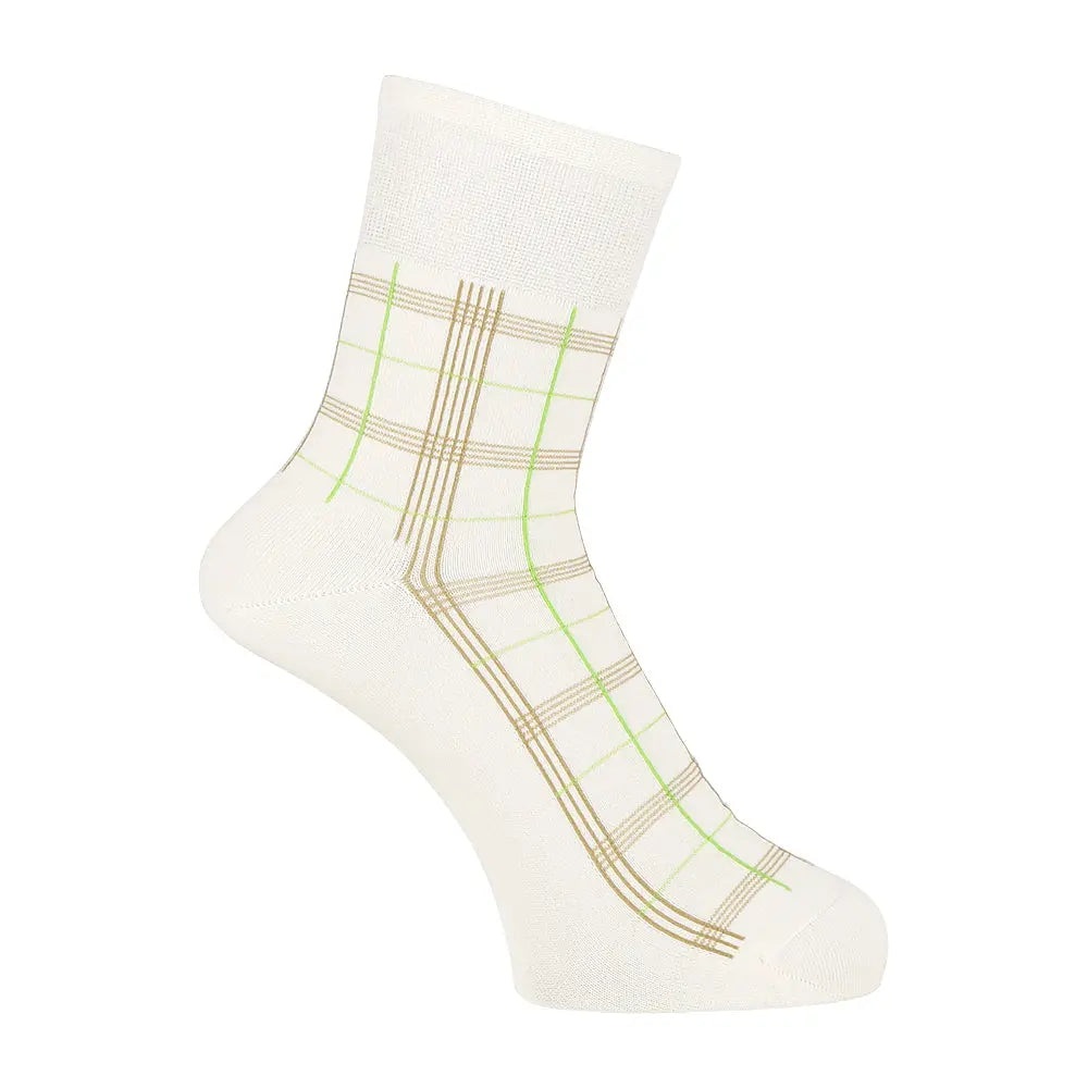 Aquascutum アクアスキュータム ソックス ソフトテンションクールチェックハーフ丈 - カジュアルソックス  RENOWNINX ONLINE SHOP