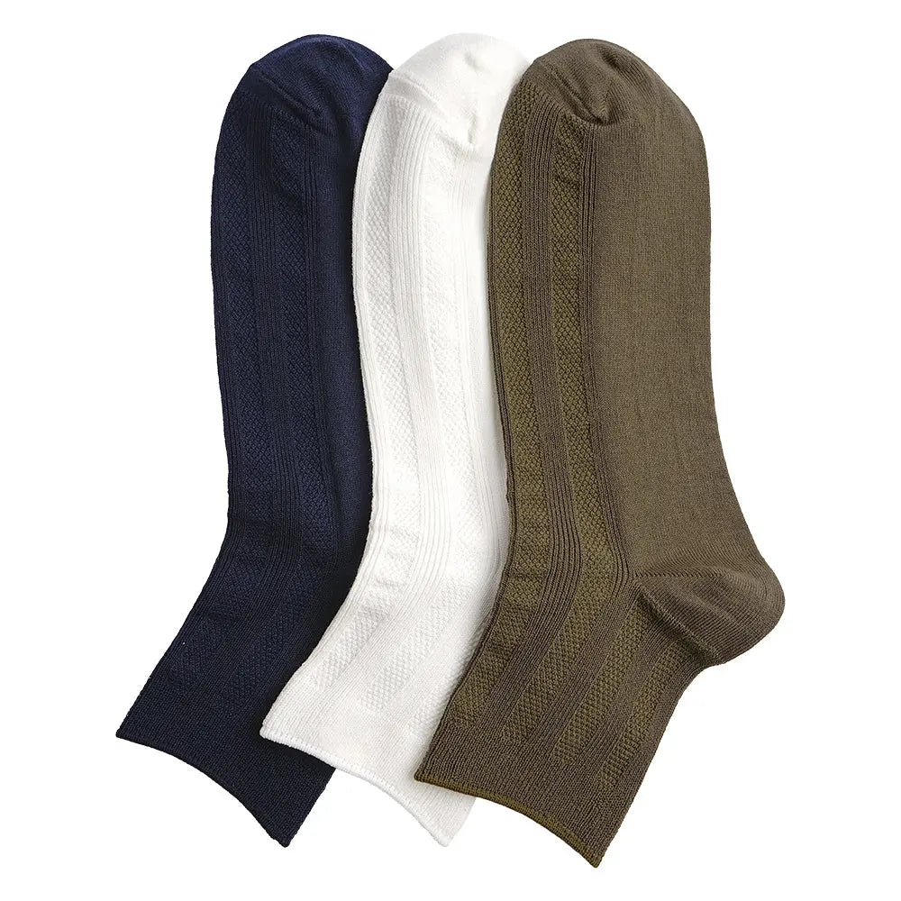 Aquascutum アクアスキュータム ソックス シャリ綿ヘリンボーンショート - カジュアルソックス  RENOWNINX ONLINE SHOP