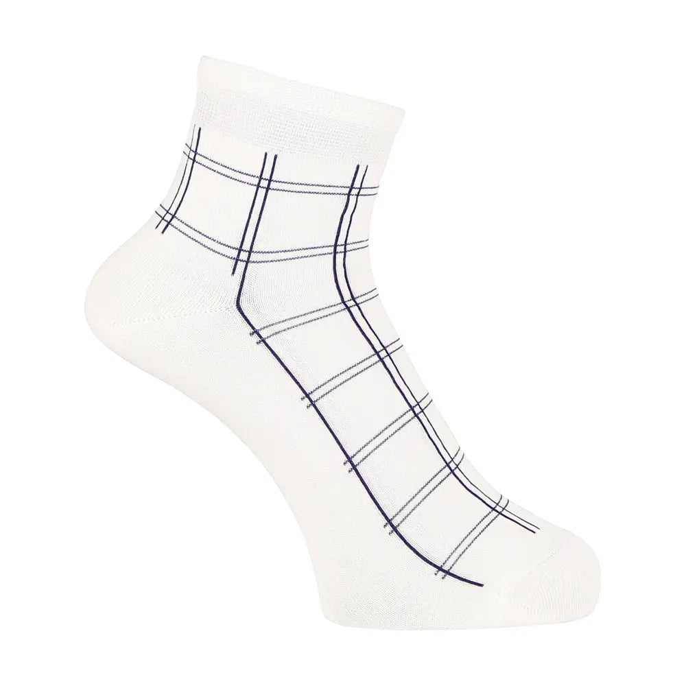 Aquascutum アクアスキュータム ソックス ウィンドーペーンショート - カジュアルソックス  RENOWNINX ONLINE SHOP