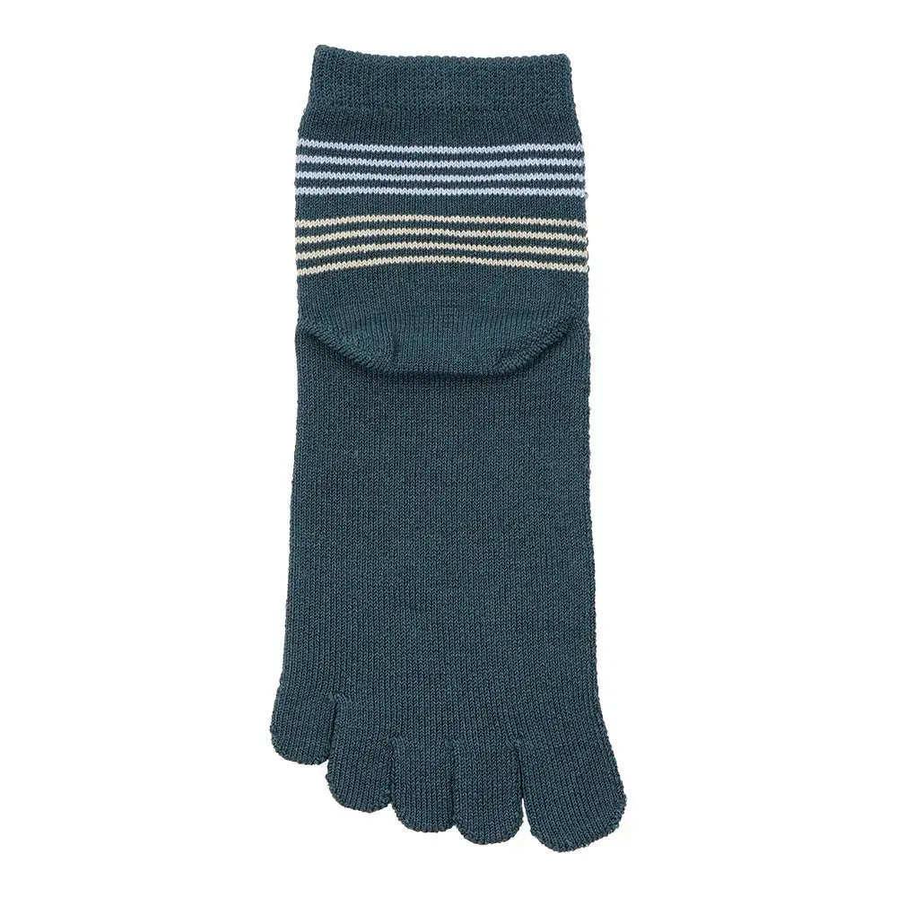Aquascutum アクアスキュータム ニューライン ソックス 5本指クールボーダーショート - カジュアルソックス  RENOWNINX ONLINE SHOP