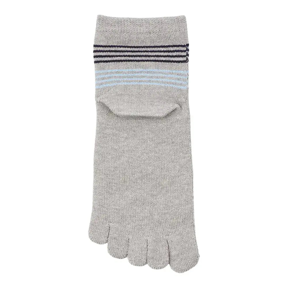 Aquascutum アクアスキュータム ニューライン ソックス 5本指クールボーダーショート - カジュアルソックス  RENOWNINX ONLINE SHOP