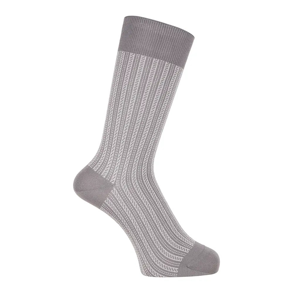 Aquascutum アクアスキュータム ソックス マイクロストライプ - ビジネスソックス  RENOWNINX ONLINE SHOP