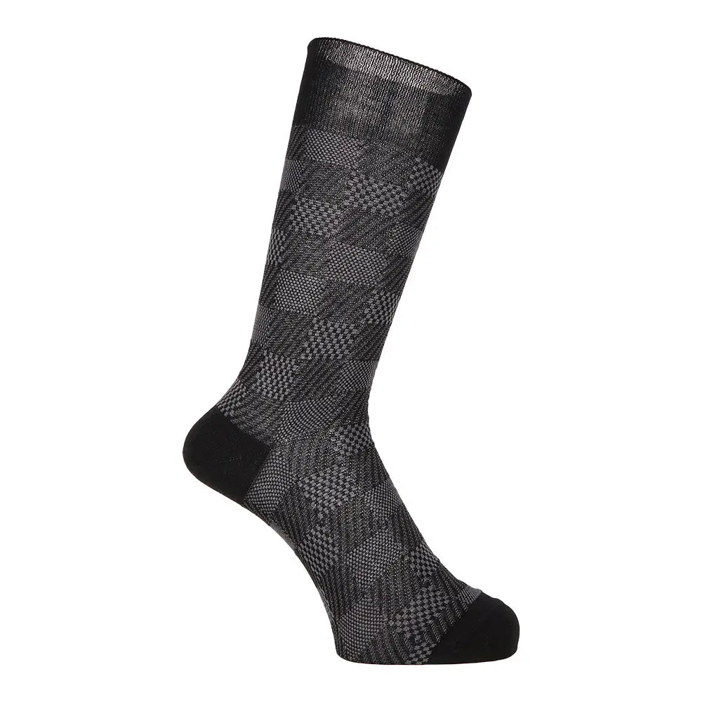 Aquascutum アクアスキュータムクラシックライン ソックス ゴムなし 綿100％ ブロック - ビジネスソックス  RENOWNINX ONLINE SHOP