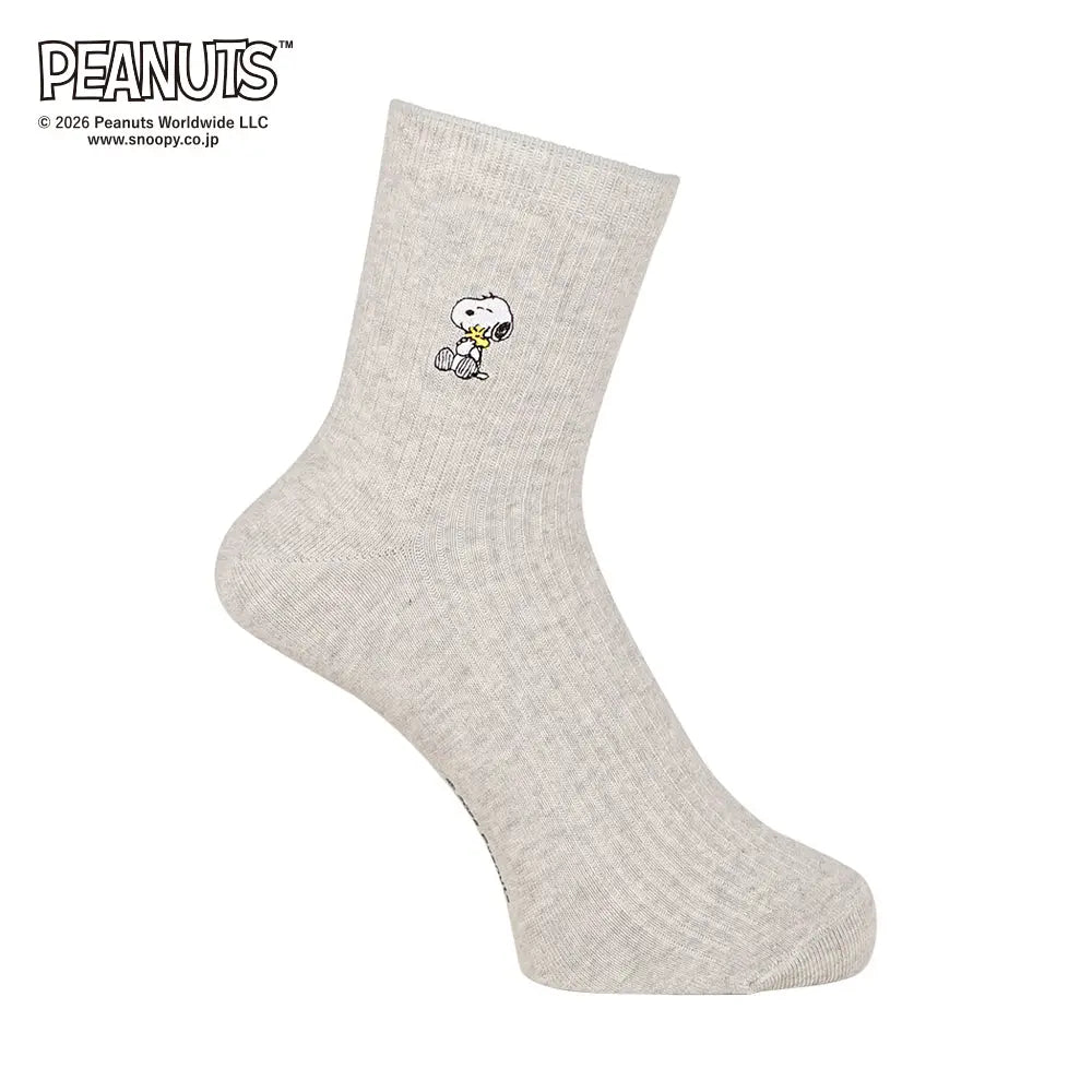 PEANUTS ピーナッツ ソックス 刺繍 ハーフ丈 53267 - カジュアルソックス  RENOWNINX ONLINE SHOP