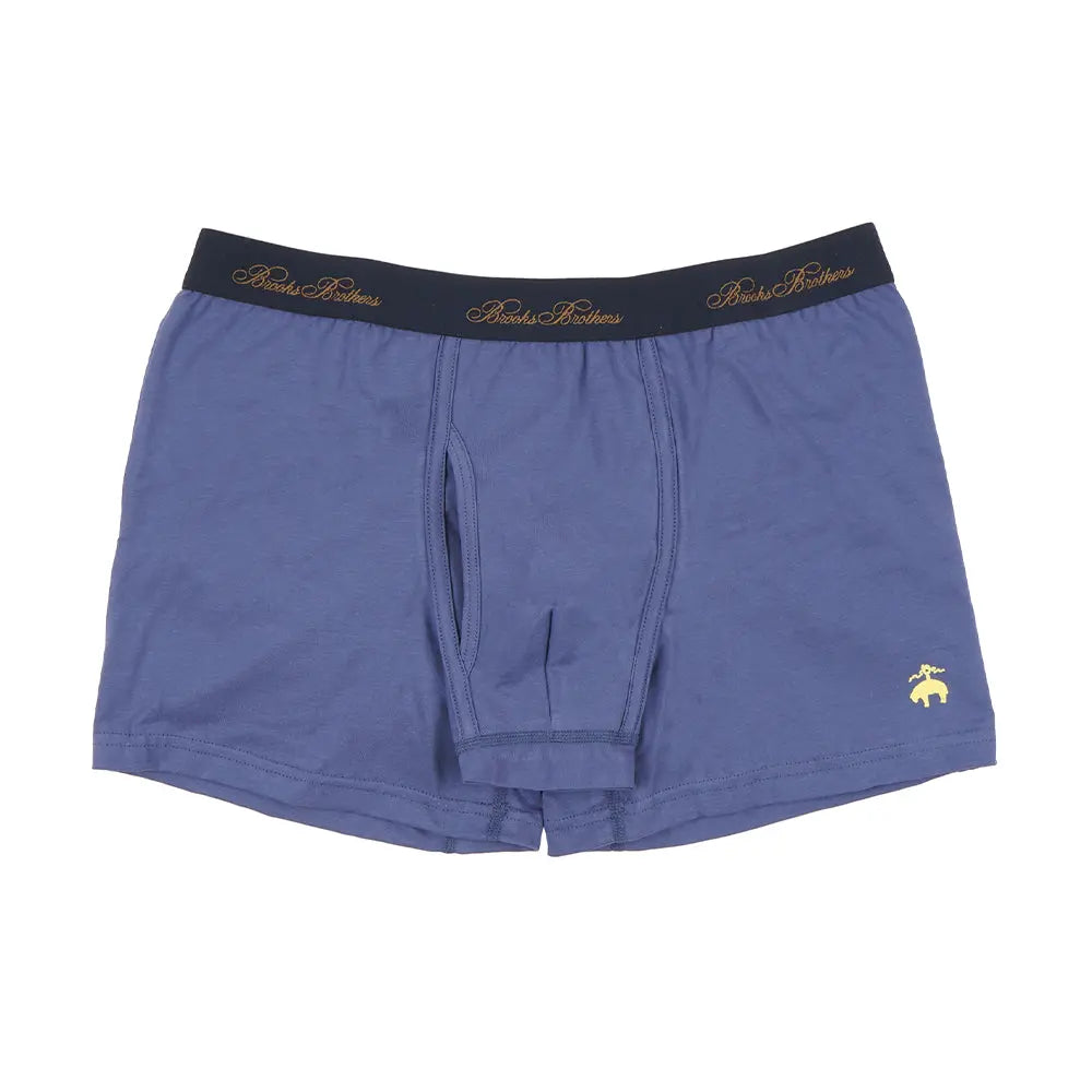 BROOKS BROTHERS ブルックス ブラザーズ ボクサーパンツ 無地ワンポイントNEW - パンツ Blue-L RENOWNINX ONLINE SHOP