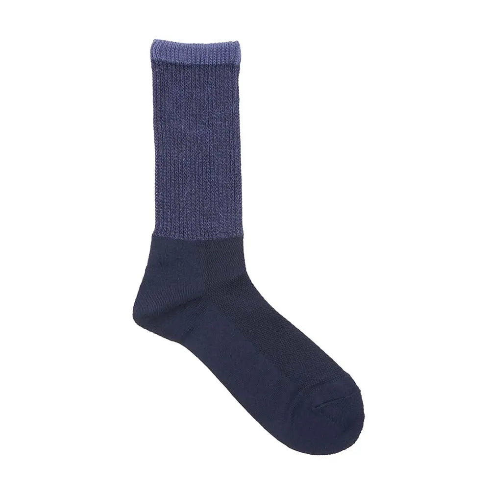 Aquascutum アクアスキュータム ソックス リッチェル麻混メランジ - ビジネスソックス Navy-24-26 RENOWNINX ONLINE SHOP