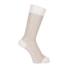 Aquascutum アクアスキュータム ソックス ゴムナシストライプ - カジュアルソックス Beige / 25 RENOWNINX ONLINE SHOP
