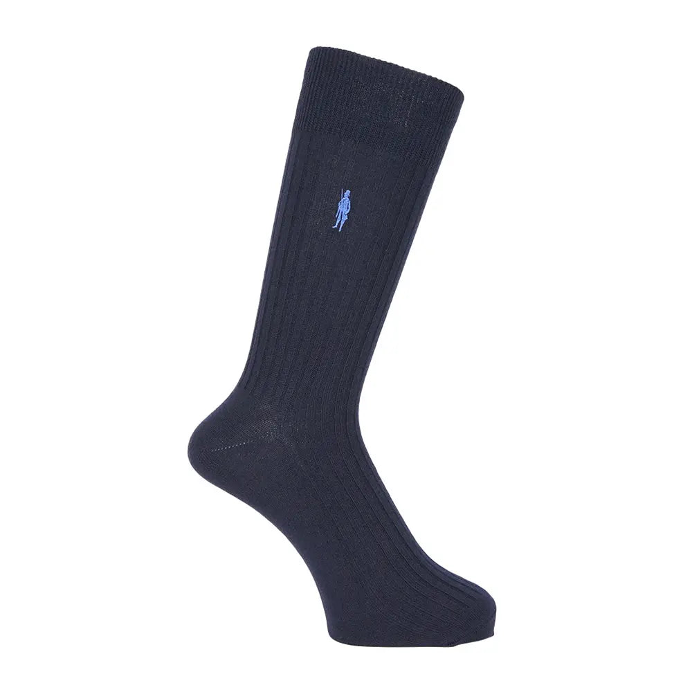 MACKINTOSH LONDON マッキントッシュ ロンドン ソックス ワンポイント刺繍 - カジュアルソックス Navy / 27-29 RENOWNINX ONLINE SHOP