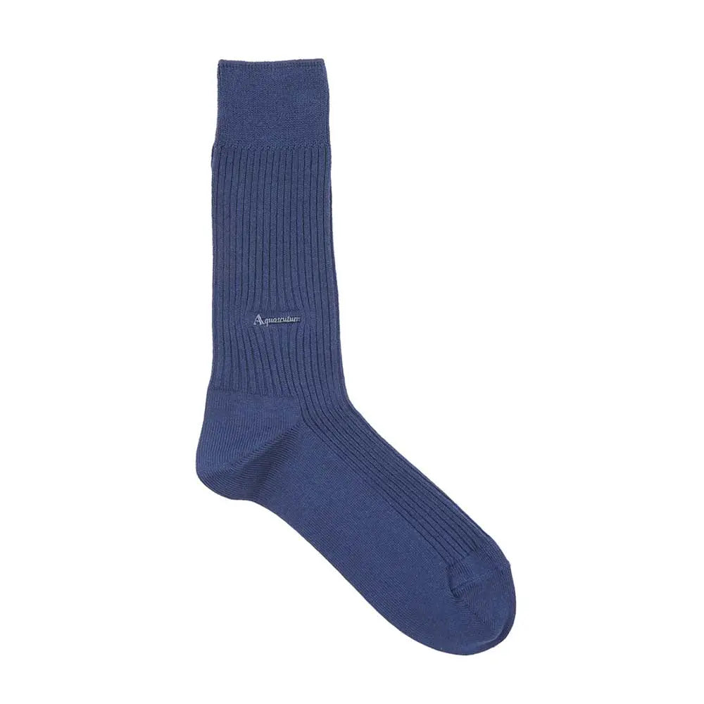 Aquascutum アクアスキュータム ソックス スポーツカジュアル - ビジネスソックス Blue-24-26 RENOWNINX ONLINE SHOP