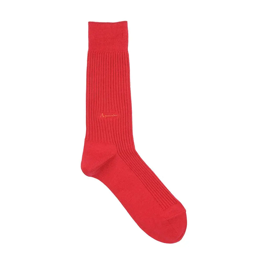 Aquascutum アクアスキュータム ソックス スポーツカジュアル - ビジネスソックス Red-24-26 RENOWNINX ONLINE SHOP